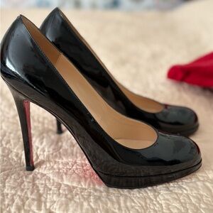 Christian Louboutin Black Patent Leather Heels
